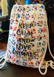 Plecak-torba Keep calm and love animals Ventus 