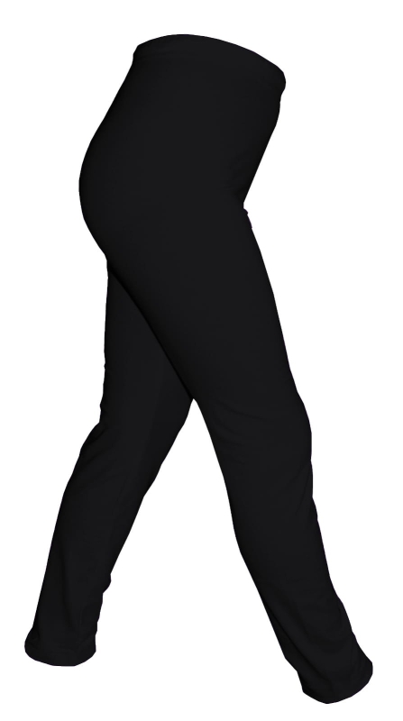 Getry długie dziecięce w kolorze czarnym, bawełniane, fason VSD-8 slim.jpg