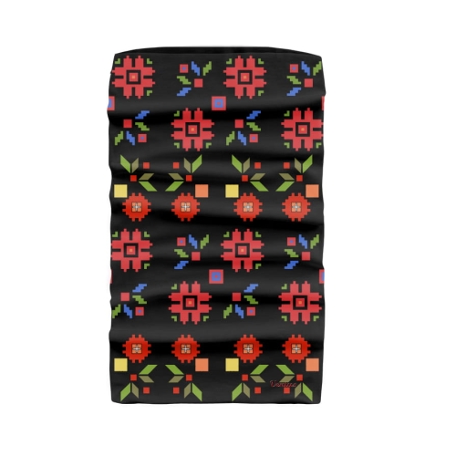 Komin w motywy ludowe folklor czarny Ventus.jpg