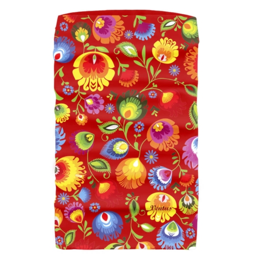 Komin łowicki wzór czerwony Ventus .jpg