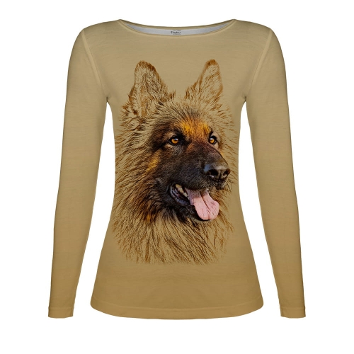 Koszulka damska z owczarkiem niemieckim VKDRd-27 Ventus.jpg