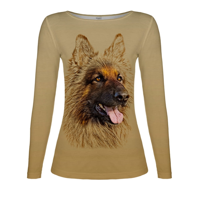 Koszulka damska z owczarkiem niemieckim VKDRd-27 Ventus.jpg