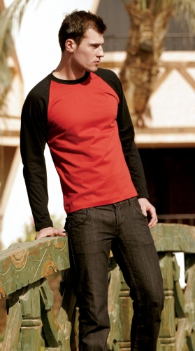 Koszulka meska z dlugim rekawem VKDRm-3 - czerwona-czarna.jpg