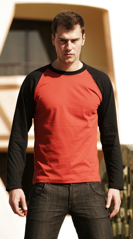 Koszulka meska z dlugim rekawem VKDRm-3-czerwona-czarna2.JPG