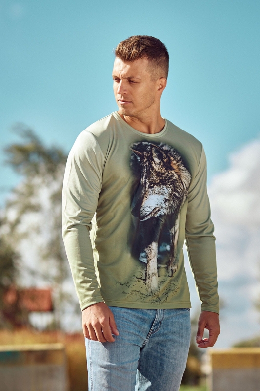 Długi rękaw męski sportowy z wilkiem coolmax Ventus.jpg