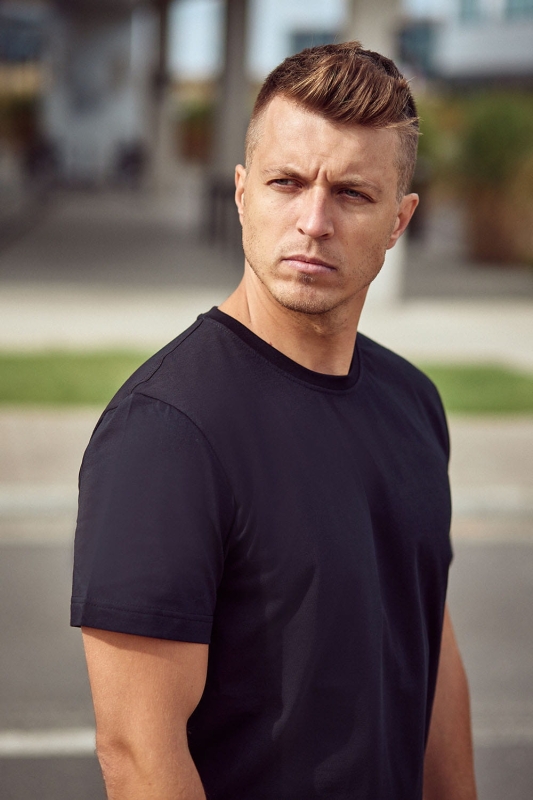 Koszulka czarna męska z krótkim rękawem Ventus VKT-1.jpg