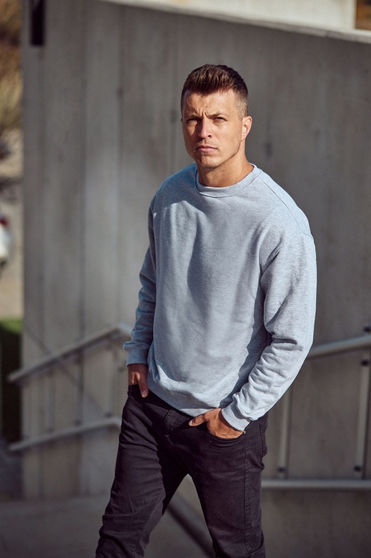 Bluza męska dresowa melanżowa Ventus VBL-43.jpg