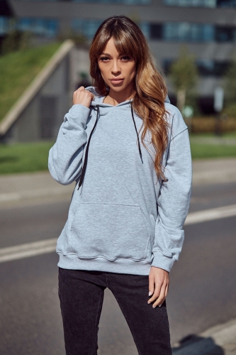 Bluza damska z kapturem melanżowa dresowa Ventus VBL-42.jpg