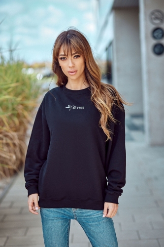 Bluza dresowa damska czarna Be Free Ventus.jpg