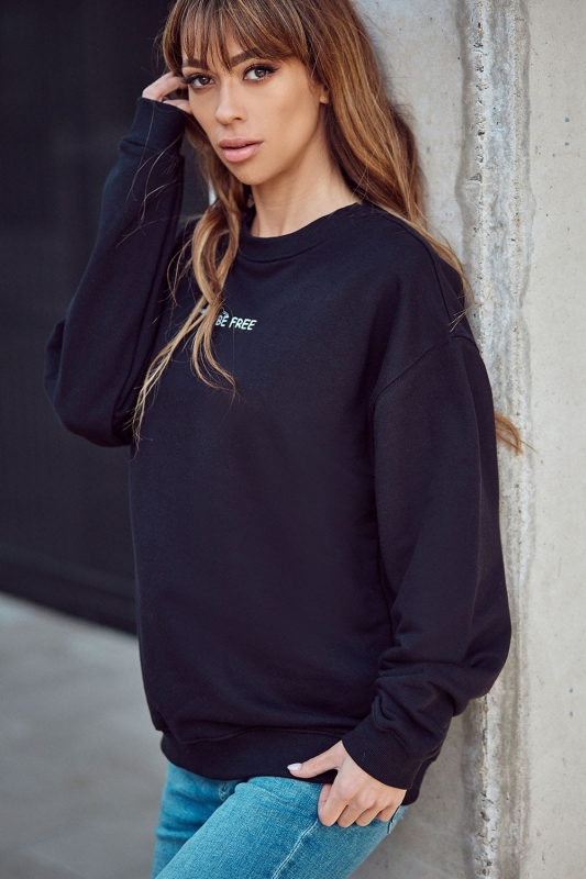 Bluza damska czarna Be Free dresowa Ventus VBL-43.jpg