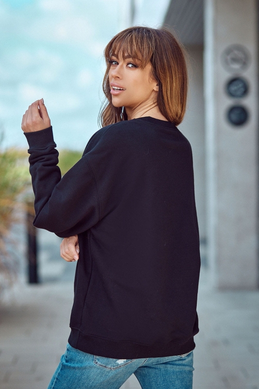 Bluza damska czarna nie rozpinana Ventus VBL-43.jpg