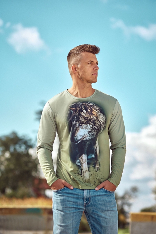 Longsleeve męski z wilkiem Ventus VKDRm-1.jpg