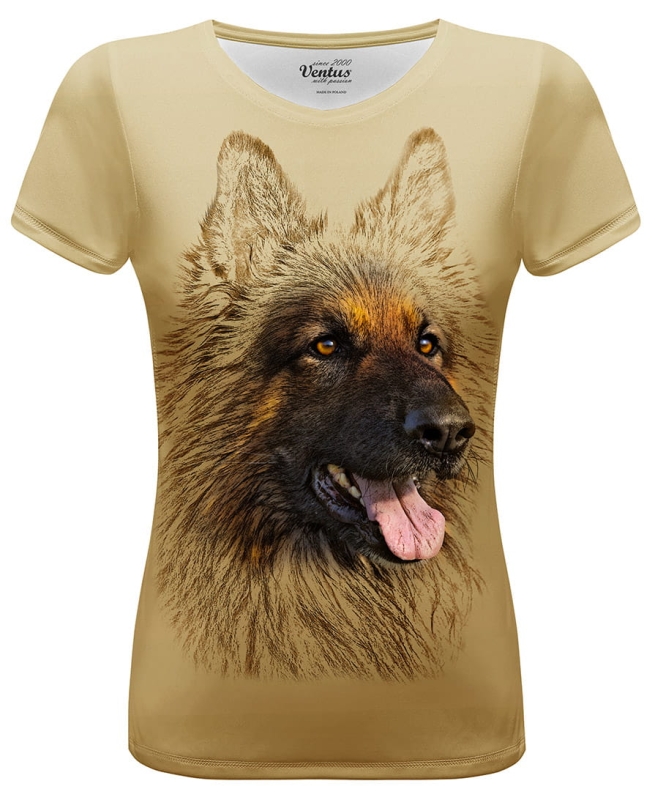 Koszulka sportowa damska z Owczarkiem Niemieckim Ventus VKD-2