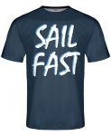 Koszulka męska żeglarska Sail Fast ciemny lotnik Ventus VKT-1  
