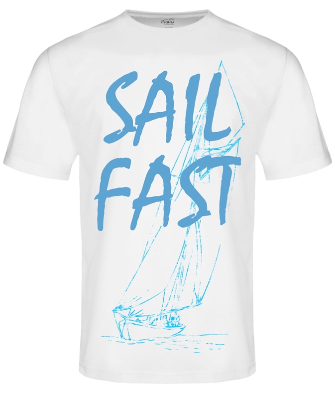 Koszulka męska z jachtem biała VKT-1.jpg