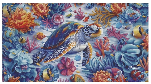 Ręcznik z mikrofibry z żółwiem VR-1 Ventus.jpg