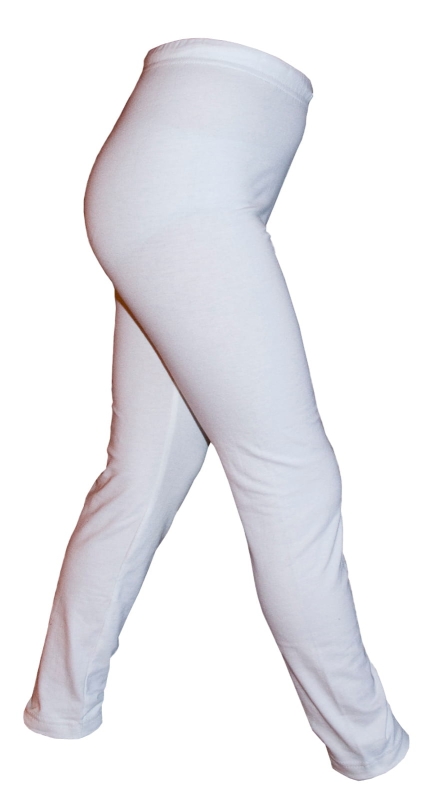 Getry długie dziecięce w kolorze białym, bawełniane, fason VSD-8 slim.jpg