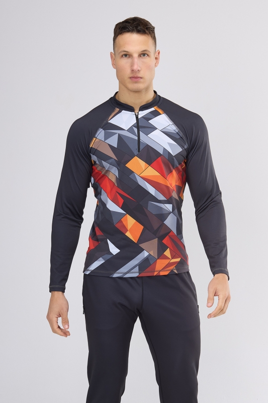 Longsleeve męski ZIP sportowy 4000 VKDRM-104 Ventus Sport