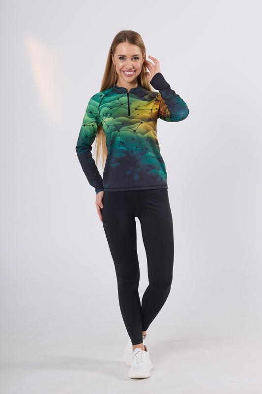 Longsleeve damski ZIP sportowy 4001 VKDRD-104 Ventus Sport 