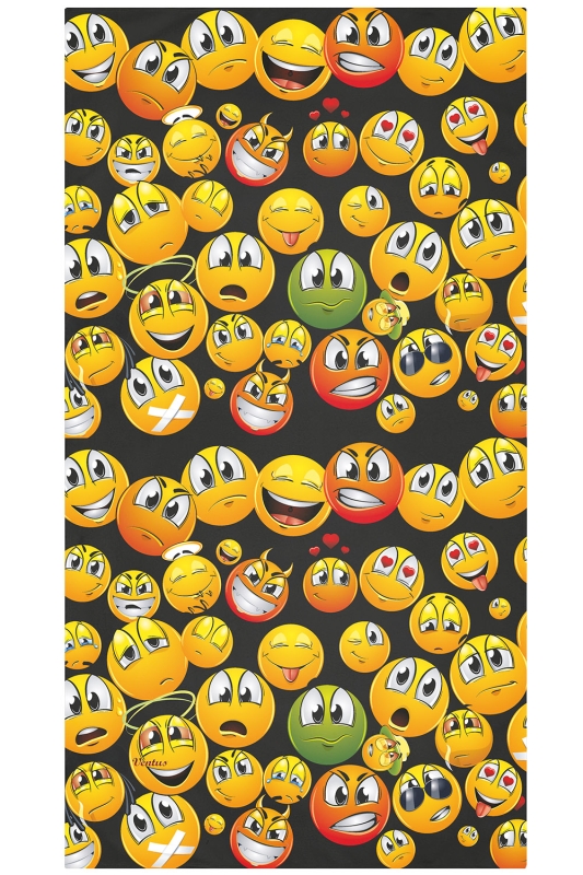 Ręcznik z mikrofibry sublimowany dwustronnie z Buźkami 2300 Ventus