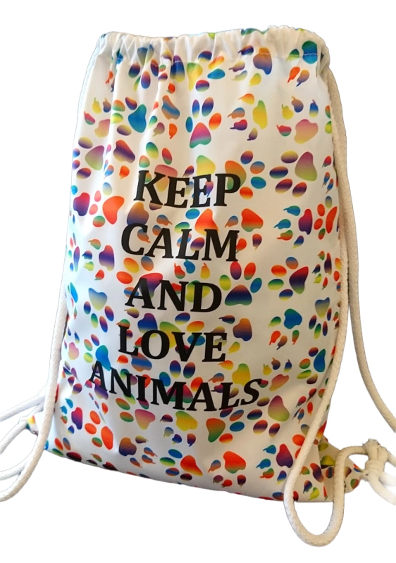 Plecak-torba Keep calm and love animals Ventus 