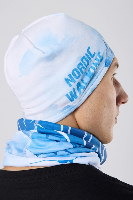 Komin zimowy ocieplany fason unisex, od tyłu pokazana zszycie na autolapie, grafika  Nordic Walking 4003 Ventus-4.jpg