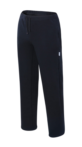 Spodnie dresowe męskie fason VSd-4 czarne, proste nogawki, kieszenie po bokach.jpg