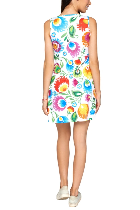 Sukienka łowicka prosta VS-11 Ventus - tył.jpg