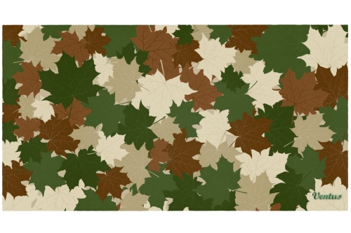 Ręcznik z mikrofibry liście beż-zieleń VR-1 Ventus.jpg