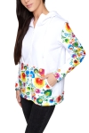 Bluza damska w łowicki wzór VBL-36 biała Ventus 